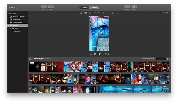 Import iMovie