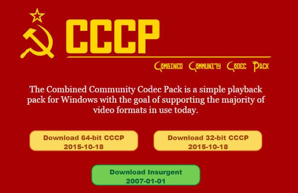 Combined Community Codec Pack