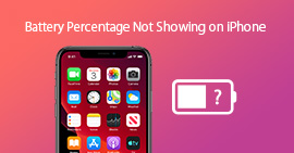 Battery Percentage Not Showing on iPhone