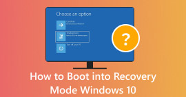 How To Boot Into Recovery Mode Windows 10