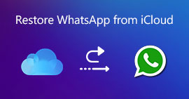 Restore WhatsApp from iCloud