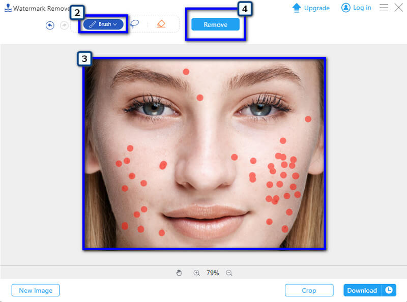 Trace and Remove Blemished