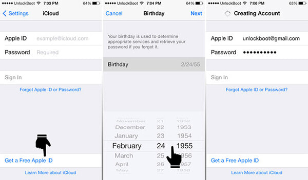 Reset iCloud Account on iPhone