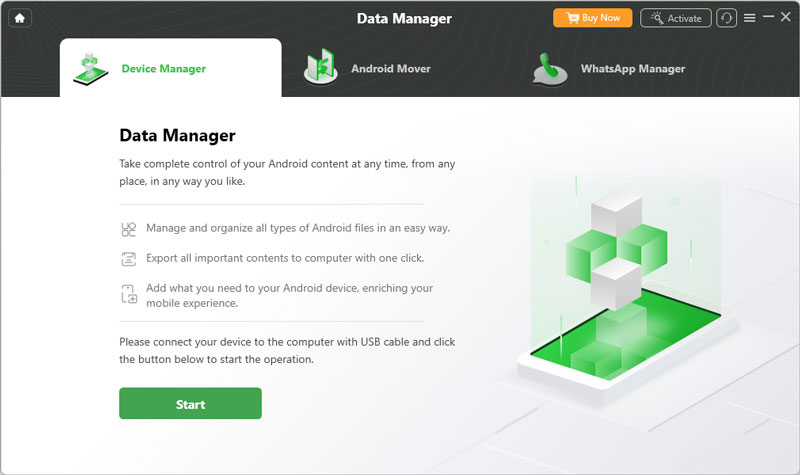 Droidkit Data Manager Feature