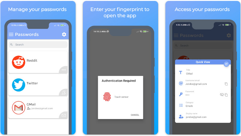 Fingerprint Password Manager