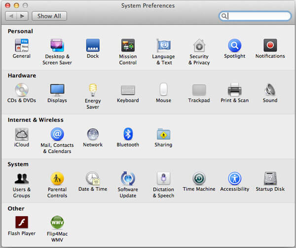 System Preferences