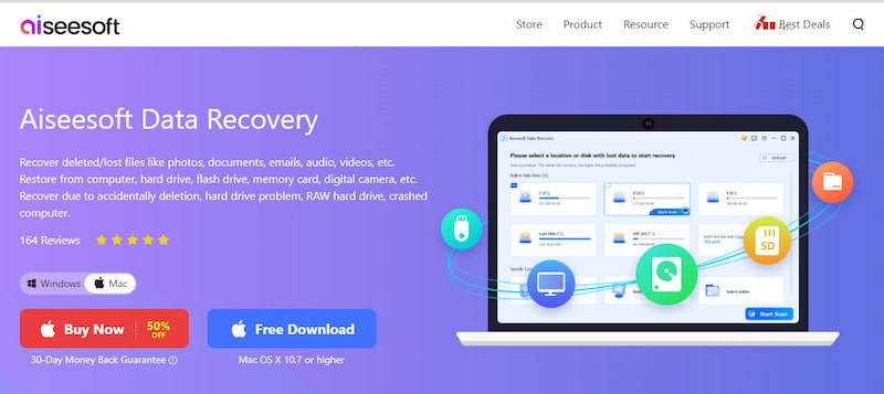 Aiseesoft Free Data Recovery Software for SSD