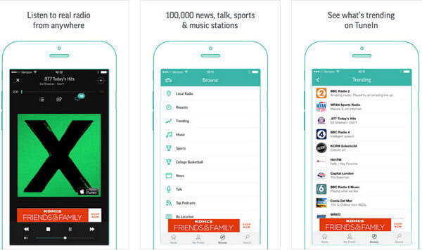 TuneIn Radio App