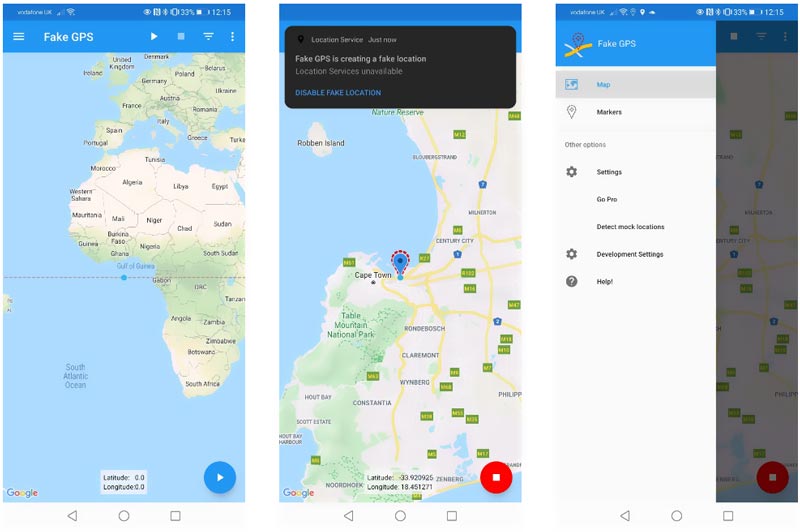 Fake GPS App for Android