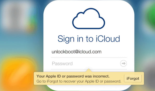 Reset iCloud Password