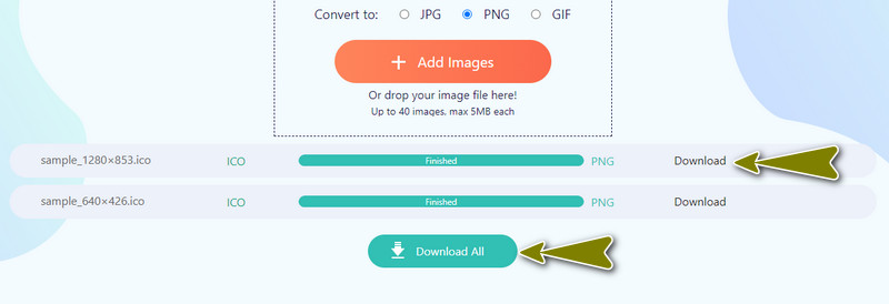 Save Converted Photos