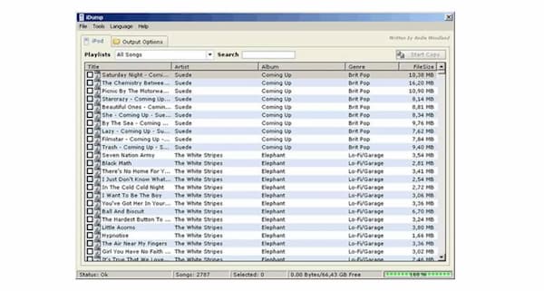 iDump interface