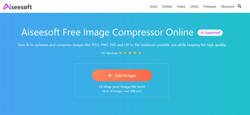 Aiseesoft Free Image Compressor Online