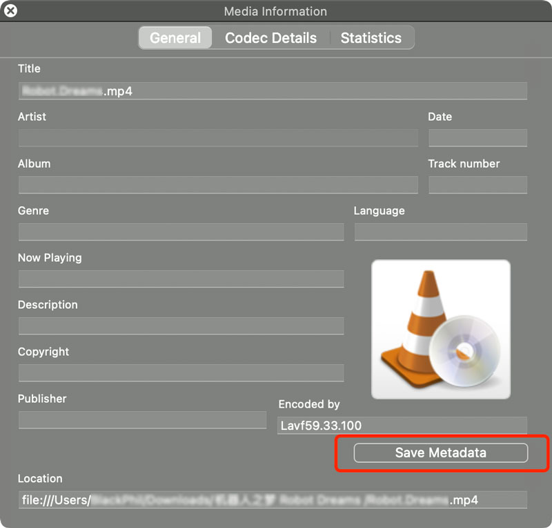 Edit Mp4 Metadata on Mac Using VLC