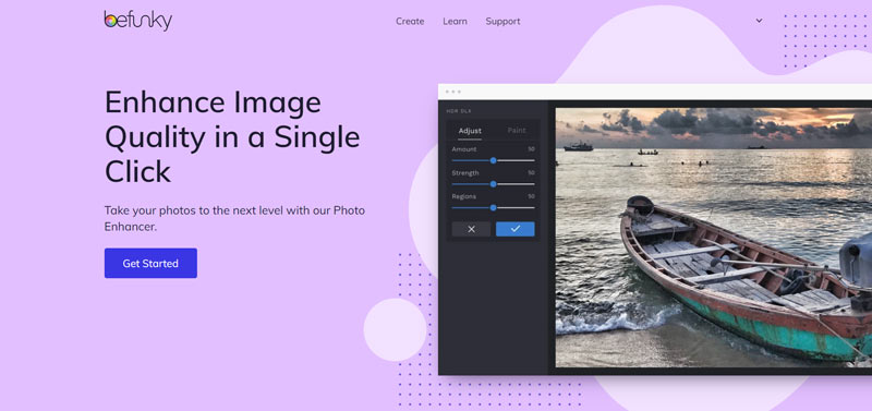 Befunky Photo Enhancer
