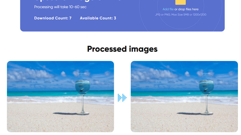 Image Upscaler Interface