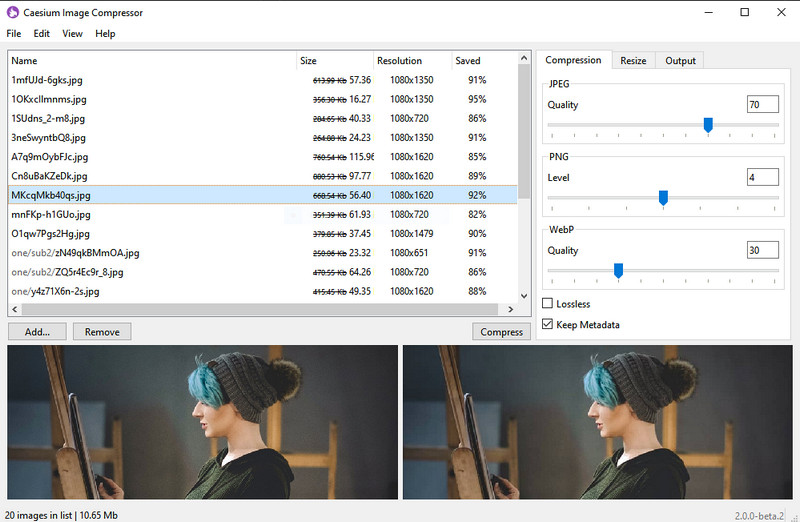 Caesium Image Compressor