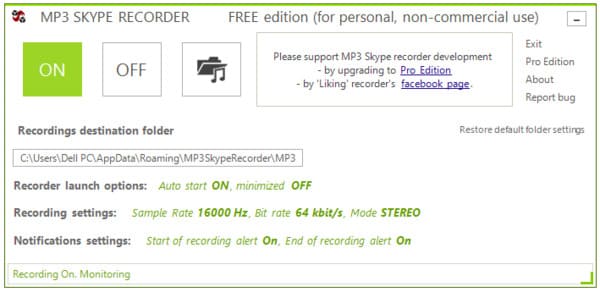 Mp3 skype recorder