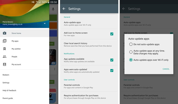 Update Android Apps Automatically