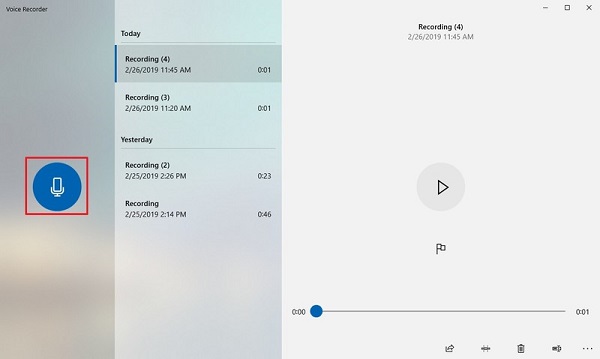 Record Sound Windows 10