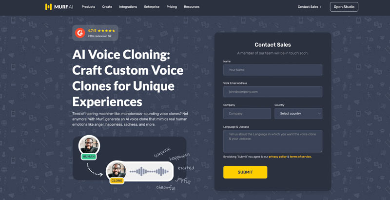 Voicemy.ai Alternative Murf