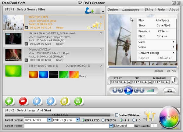 RZ DVD Creator