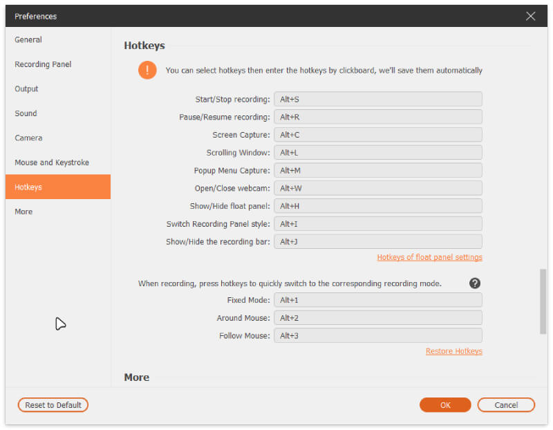 Hotkey Setting