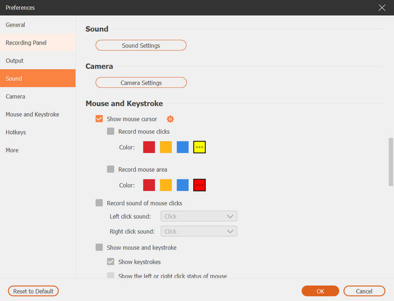 Sound Audio Setting