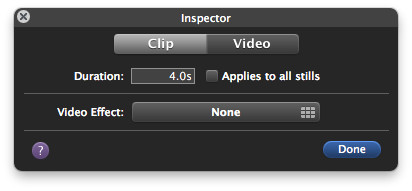 Clip Video on iMovie