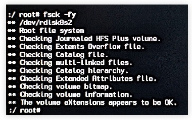 Run FSCK Command