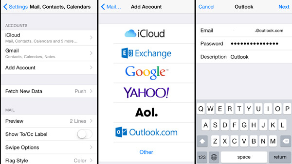 Add Outlook Calendar iPhone