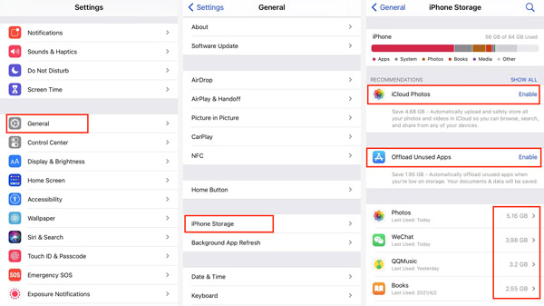 Manage Storage Fix Cannot Take Photo