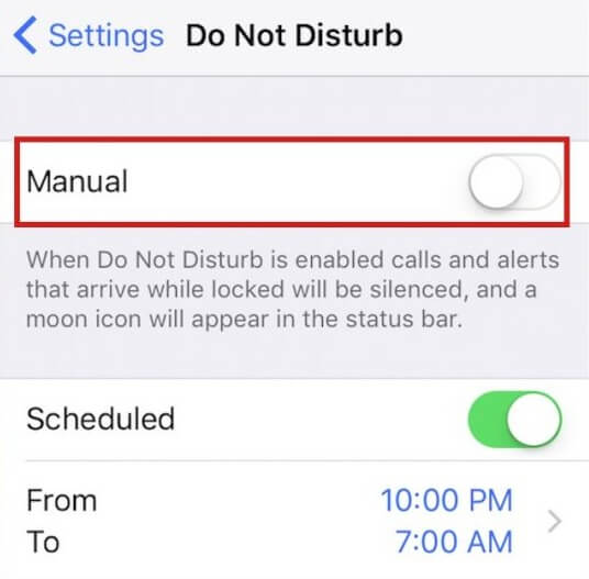 Do Not Disturb