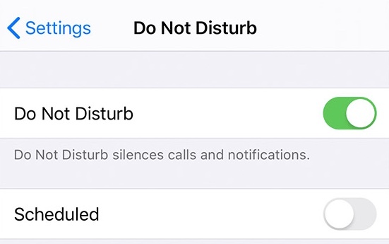 Do Not Disturb