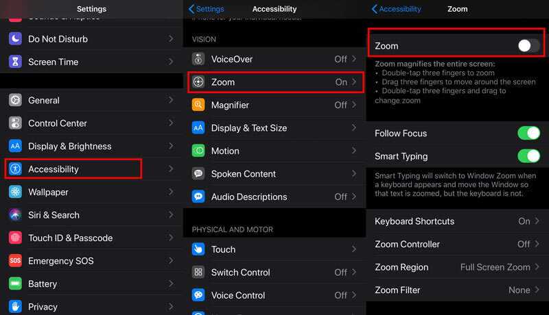 Disable Zoom