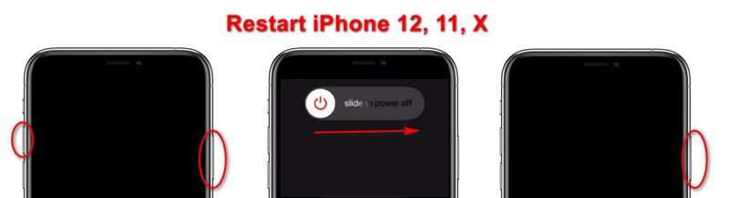 Restart iPhone