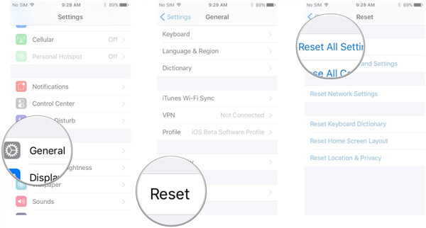 Reset Network Settings