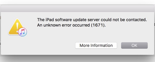 iTunes errors