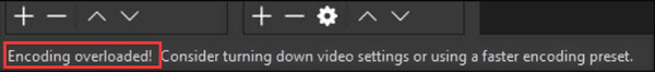 Why OBS Encoding Overloaded