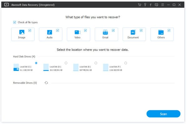 Aiseesoft Data Recovery For Windows-10-8-7