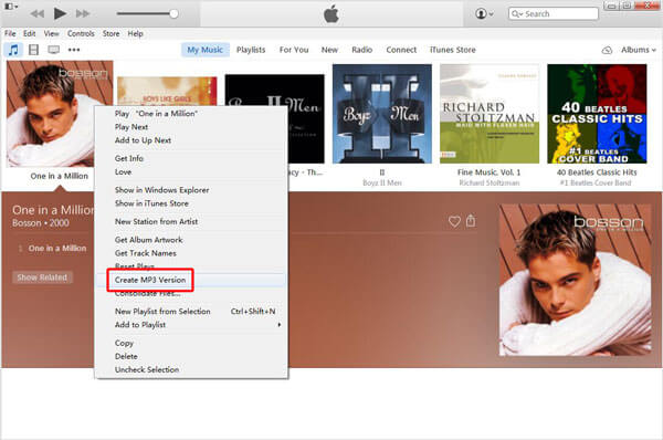 Convert CDA to MP3 on iTunes