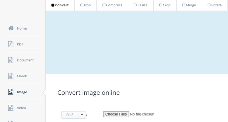 Choose Image Option