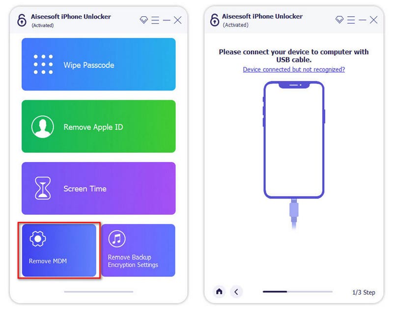 Remove MDM USB Connect