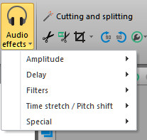 Audio Effects on VSDC