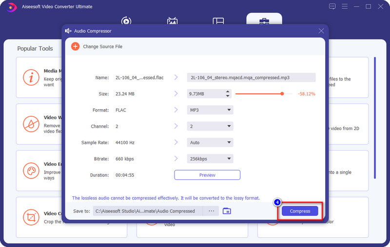 Save Final Audio Output