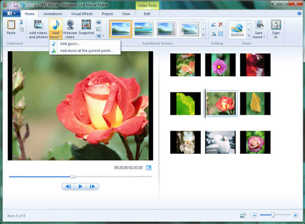 Windows Live Movie Maker