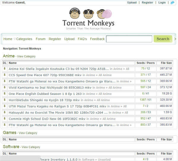 Torrent Monkeys